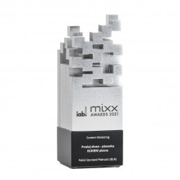 Srebro „Mixx awards” 2021 w kategorii Content Marketing