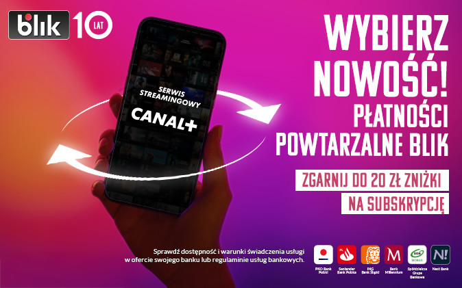 Zgarnij do 20zł zniżki na subskrypcję CANAL+