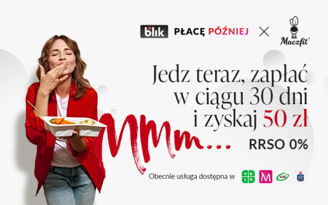 Zyskaj 50 zł w promocji z Maczfit i BLIK