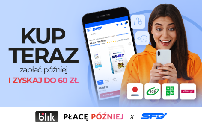 Zyskaj 60 zł w promocji z SFD i BLIK