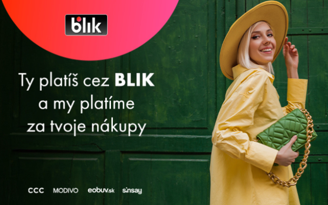 Zaplať cez BLIK a vyhraj preplatenie svojho nákupu!