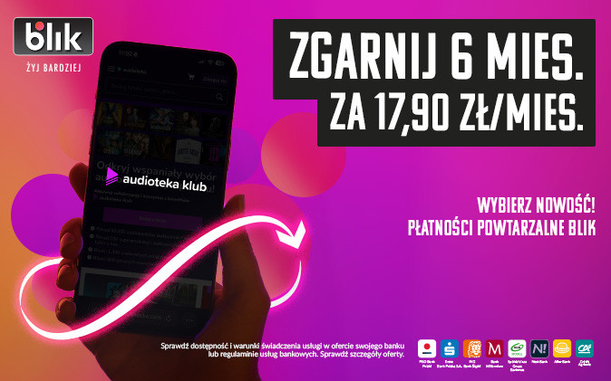 Zgarnij 6 miesięcy za 17,90 zł/mies.