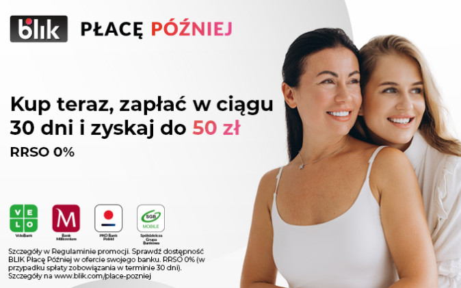 Zyskaj do 50 zł w promocji Hebe i BLIK!