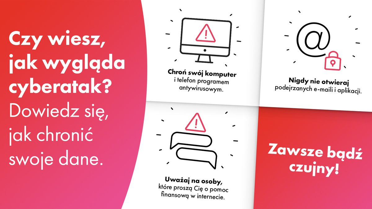  Phishing, scam, malware, ransomware – to tylko niektóre z najpopularniejszych rodzajów cyberataków. Dowiedz się, jakich strat mogą dokonać oszustwa internetowe i jak chronić przed nimi swoje dane.